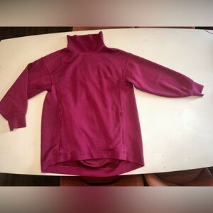 Lululemon ATHLETICA Magenta Long-Sleeve Pullover Turtleneck